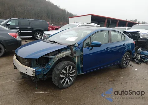 2015 Honda Civic Ex-L from USA, damaged, VIN 19XFB2F91FE046670